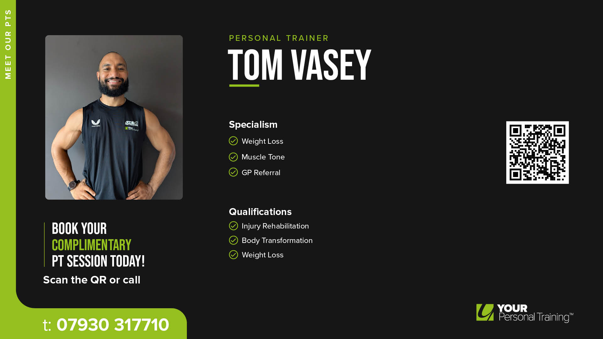 YOUR PT Profile - Tom Vasey - TV2