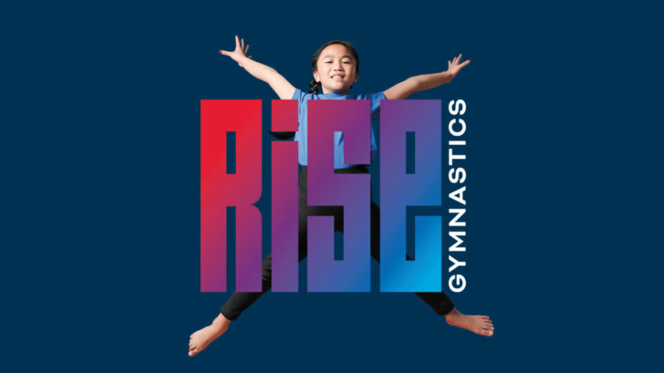 A poster for Rise Gymnastics