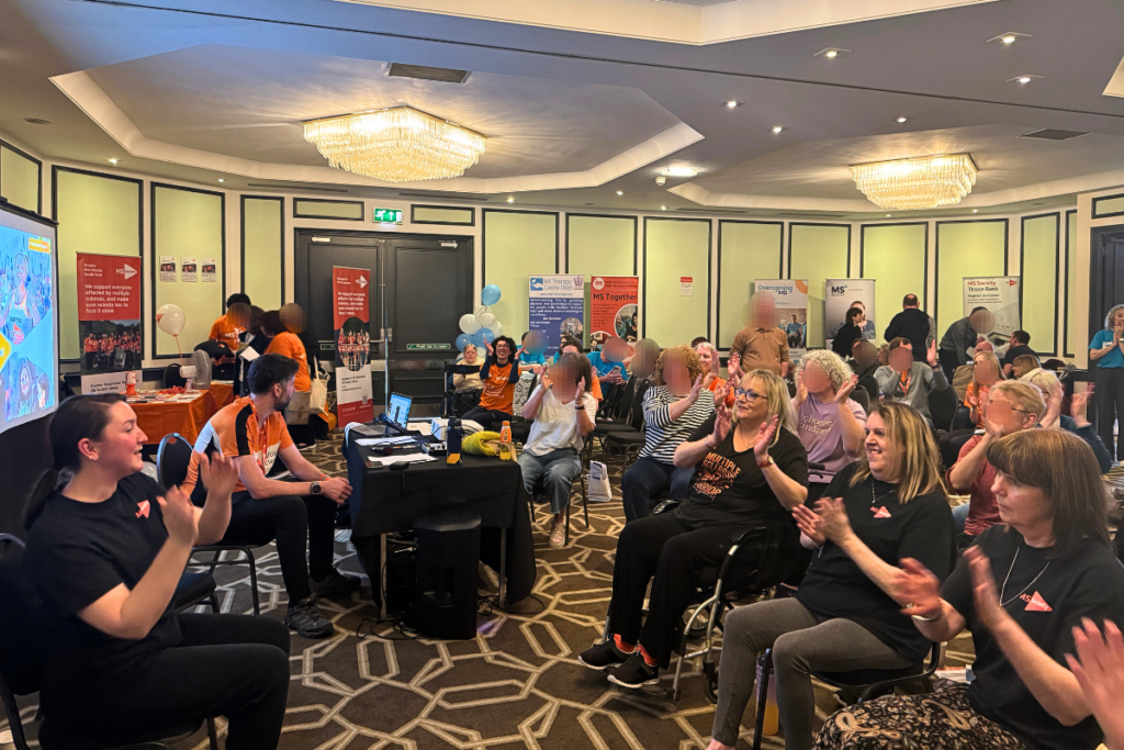Members of the MS Seated Dance group at a recent event