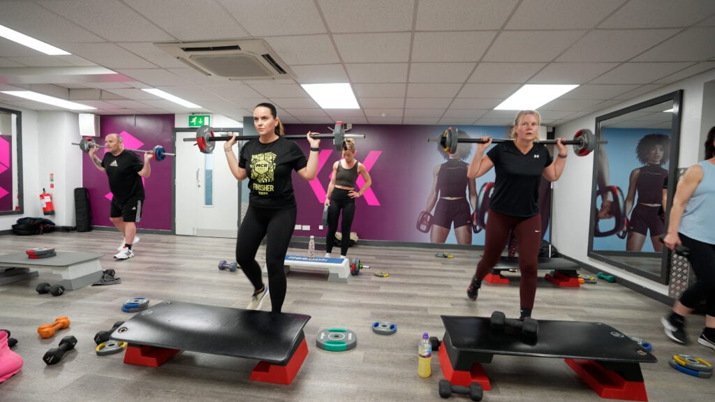 Group exercise class