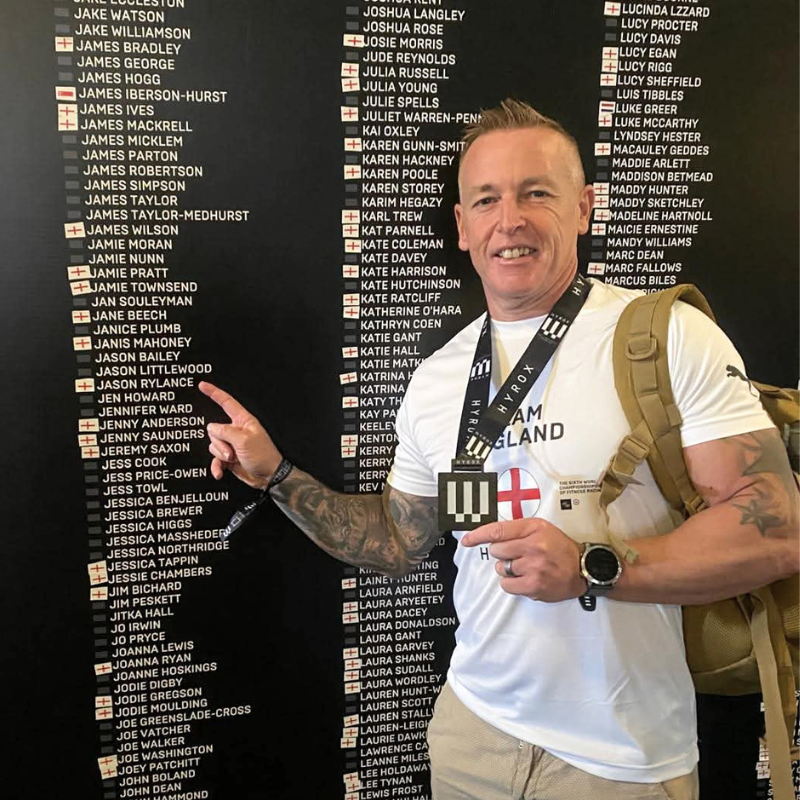 Jay at HYROX World Championship
