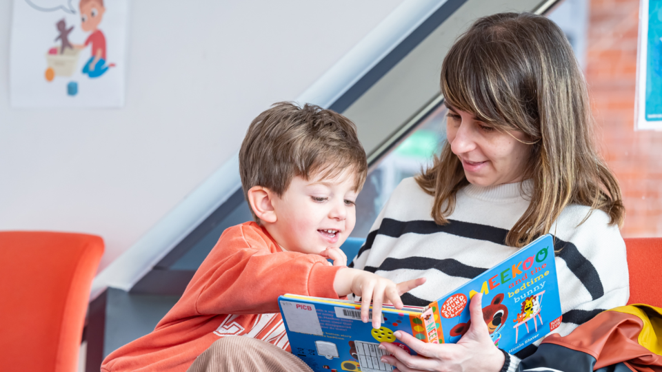 Parent and child reading