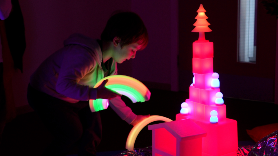 Children during Storynook Glow session